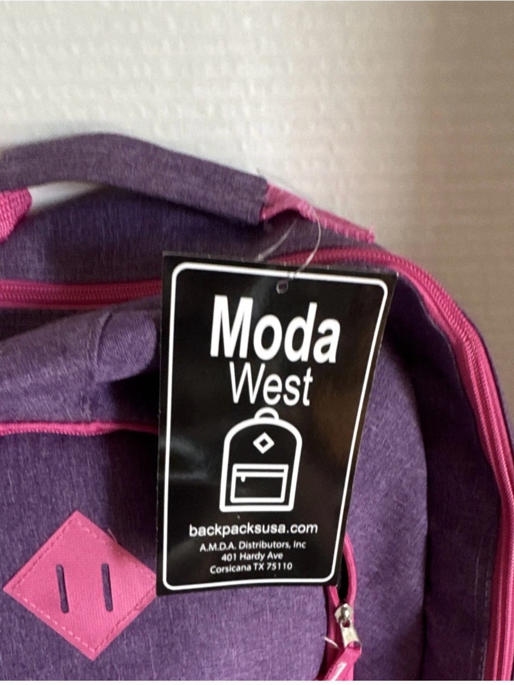 Purple & Pink Backpack - Picture 2 of 4